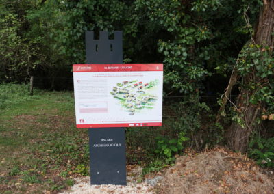 Saint-Lézer : panneau 6