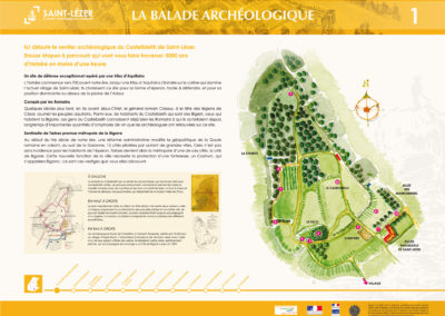 Saint-Lézer : panneau 1