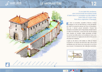 Saint-Lézer : panneau 12