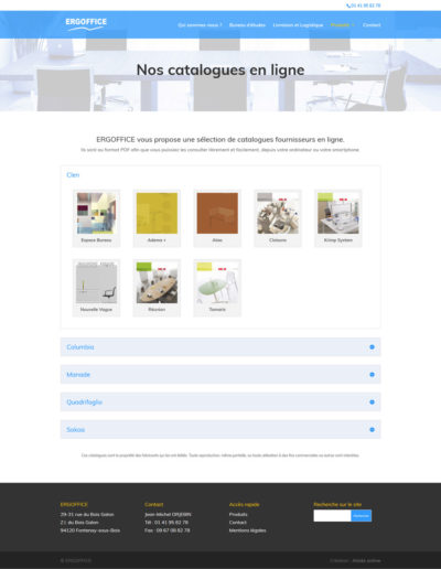 ERGOFFICE - catalogues fournisseurs en ligne