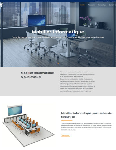 EGIC Solutions - page mobilier informatique
