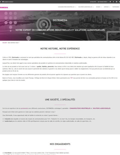 Distrimédia - page qui sommes-nous