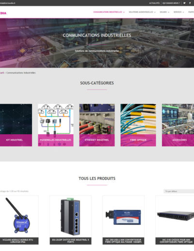 Distrimédia - page communications industrielles