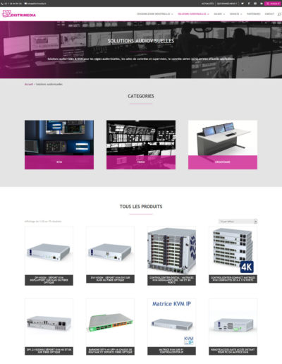 Distrimédia - page solutions audiovisuelles