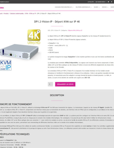 Distrimédia - page produit