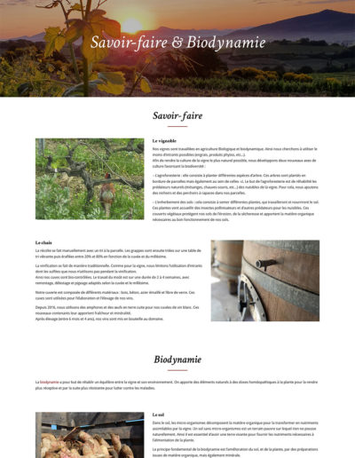 Domaine des Coteaux des Travers - Savoir faire