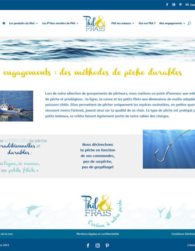 Phil & Frais - un engagement sur la pêche durable