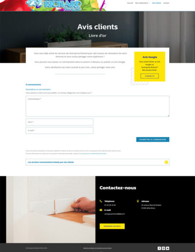 Entreprise Richard - avis