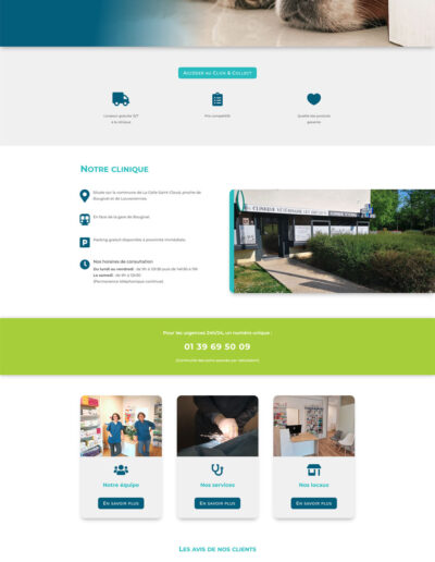Clinique vétérinaire Les Gressets - accueil