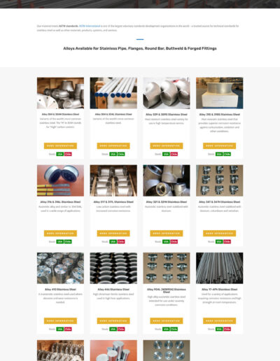 Great Plains Stainless - Products
