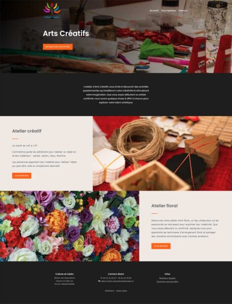 Culture et Loisirs : page activité